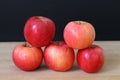 Five apples Royalty Free Stock Photo