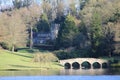 The Palladian Bridge at Stourhead Royalty Free Stock Photo