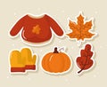 five autumn items