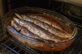 Five baked pike