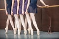 Five ballet dancers Royalty Free Stock Photo