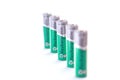 Five Battery Royalty Free Stock Photo