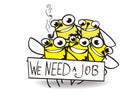 Five bees needing job