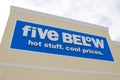Five Below Store Sign Royalty Free Stock Photo