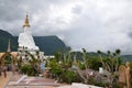 Wat phra thart pha sorn kaew five sitting Buddha Image