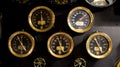 Panel of Five Gauges