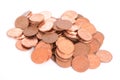 Five cents coins - South African Rand Royalty Free Stock Photo