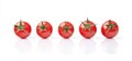 Five Cherry Tomatoes Royalty Free Stock Photo