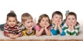 Five children Royalty Free Stock Photo