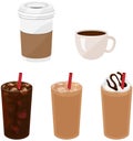 Hot and Iced Coffee Drinks