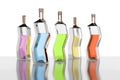 Five color bottles