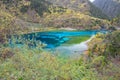 Five colored lake, Jiuzhaigou, China