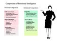 Components of Emotional Intelligence Royalty Free Stock Photo