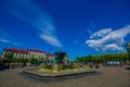 Five Continents water fountain in Jarntorget