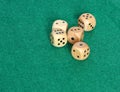 Five dice