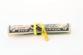 Five dollar bill envelop zipper