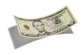 Five Dollar Bill Isolated Royalty Free Stock Photo