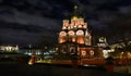 The five-domed Znamensky Cathedral was built in the old Russian traditions and has two tiers. The cathedral is the largest