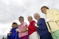 Five Elderly Golfers