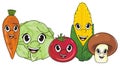 Five faces of vegetables