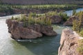 Five Finger Rapids on Yukon river