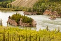 Five Finger Rapids of Yukon River Yukon T Canada