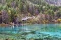 Five Flower Lake, Jiuzhaigou Valley Royalty Free Stock Photo