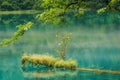 Jiuzhaigou National Park in Sichuan, China Royalty Free Stock Photo