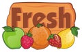 Five fresh fruits