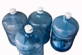 Five gallon refillable water bottles