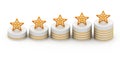 Five gold stars for ranking