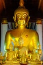 Six golden buddha