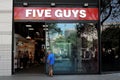 FIVE GUYS FOOD RESTARUANT IN BARCELONA SPAIN