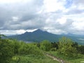 Five headed mountain Beshtau in the city of Pyatigorsk, Caucasus, Russia