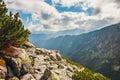 Five lakes valley in High Tatra Mountains, Poland Royalty Free Stock Photo