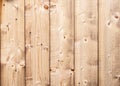 Five Light brown vertical wooden stripe lines Royalty Free Stock Photo