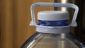 Five liter bottle - close up. Plastic container with water. Royalty Free Stock Photo