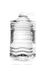 Five liters transparent water bottle with handle