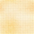 Five millimeter grid on old paper with texture, seamless pattern