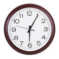 Five minutes past six on a dial Royalty Free Stock Photo