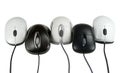 Five mouses Royalty Free Stock Photo