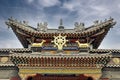 Five Pagoda Temple and diamond pagoda of cideng temple in Hohhot, China