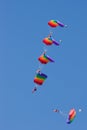 Five paratrooper Royalty Free Stock Photo