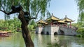 Five-Pavilion Bridge of Shugang-Slender West Lake Scenic Area