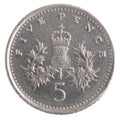 Five Pence coin