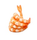 Five pink shrimp tails as OK sign