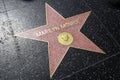 Star of MARILYN MONROE on Hollywood Walk of Fame in Hollywood Boulevard, Los Angeles, California Royalty Free Stock Photo