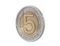 Five Polish Zloty coin