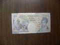 Five pounds England banknote