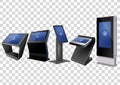 Five Promotional Interactive Information Kiosk, Advertising Display, Terminal Stand, Touch Screen Display